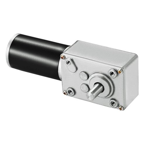 Greartisan DC 12V 10RPM 40Kg.cm 8mm Single Shaft Self-Locking Reversible Worm Gear Motor with Cable, High Torque Speed Reduction Motor, Turbine Electric Gearbox Motor