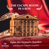 INSCAPE Caesar´s Riches Puzzle Box - Escape Room in A Box for Adults - Cluebox - Mind Puzzles for Adults - Puzzle Boxes with Hidden Compartments - Puzzle Boxes for Adults - Wooden Puzzle Box