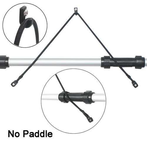 YYST D Ring Kayak Bungee Paddle Holder kayak Paddle Keepers Kit 2/PK with J hooks and screws - No Paddle, No Kayaks