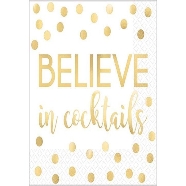 Amscan Party Supplies Beverage Napkins, One Size, Multicolor