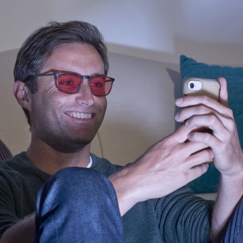 BluBloc Titan FL41 Blue Light Blocking Glasses For Men - Migraine Relief and Light Sensitivity