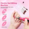 Acrylic Nail Kit with Everything 3PCs Acrylic Powder 4PCs Gel Nail Polish with Drill and U V Light 18PCs Glitter Powders Nail Kit Acrylic Set for Beginner DIY Home Salon