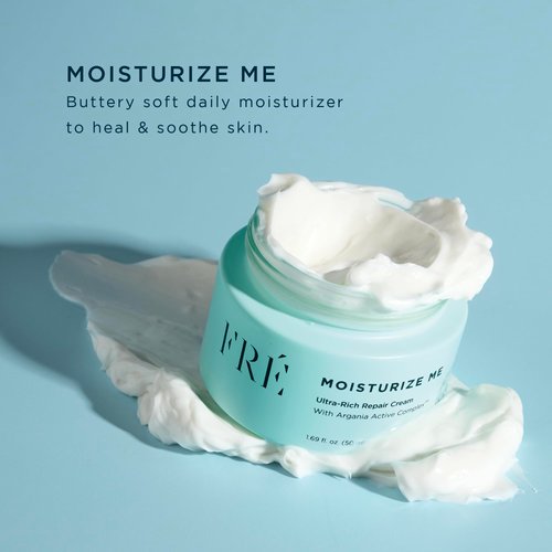 Ultra-Rich Repair Facial Cream, MOISTURIZE ME by Fre Skincare - Hydrating & Moisturizing Face Cream for Fine Lines & Wrinkles - Intense Hydration Skin Cream Face Moisturizer for Dry & Sensitive Skin