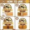 Marspark 9 Pcs Wild Western Party Decorations Western Centerpieces for Tables Cowboy Honeycomb Centerpieces 3D Cowboy Western Theme Baby Show Birthday Party Supplies