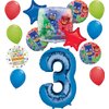 Anagram PJ Masks 3rd Birthday Party Supplies Gekko Owlette Catboy Balloon Bouquet Decorations