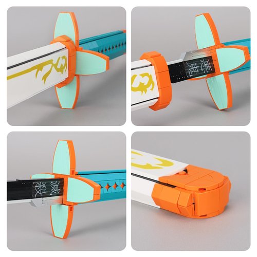 TOY PLAYER Demon Slayer Kochou Shinobu Sword Building Set Compatible with Lego, Katana Building Block Set Gift for Adult