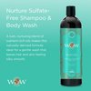 MKS eco WOW Nurture Sulfate-Free Shampoo & Body Wash, Halcyon Scent - 25 fl oz - Free From Silicones, Sulfate Cleansers, Parabens, Gluten, Mineral Oil & Petrolatum - Vegan, Cruelty Free