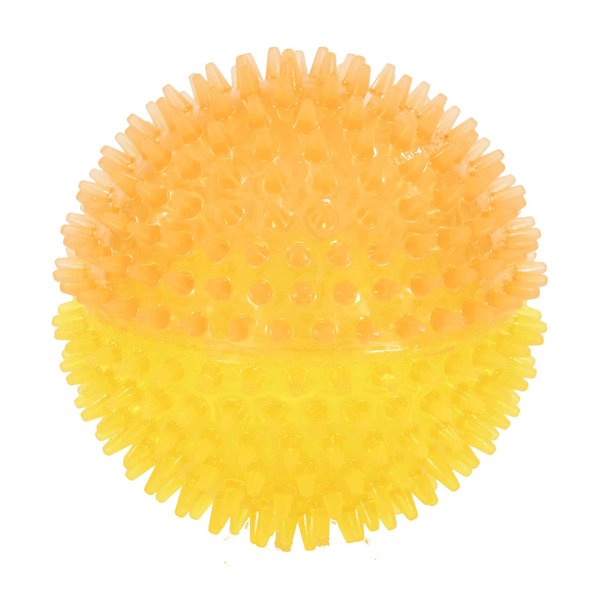 Vibrant Life Fetch Buddy Spikey Ball Dog Toy, Medium, Color May Vary, Chew Level 3