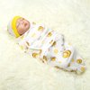 Reborn Baby Dolls Diapers & Swaddle Blanket & Hat for 17-22 inch Reborn Dolls Clothes Accessories 3 Pcs Set