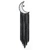 Dream Catcher Black Moon Dream Catchers Hanging Crystal Stone Boho Decor for Bedroom Bohemian Home Decoration Ornament Craft Gift (Black)