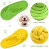 Zhanmai 4 Pieces Dog Shoe Chew Toys Puppy Chew Shoe Dog Chew Toy Sandal Durable Dog Squeaky Mini Sneakers Shoes Decoy Sandal Squeaky Chews Plush Shoes Toys for Dogs