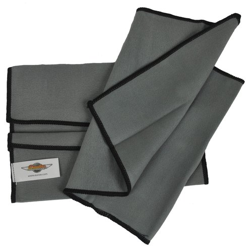 Eurow Microfiber Screen Cleaning Cloths for Electronics and Glasses, Gray, 2 Pack