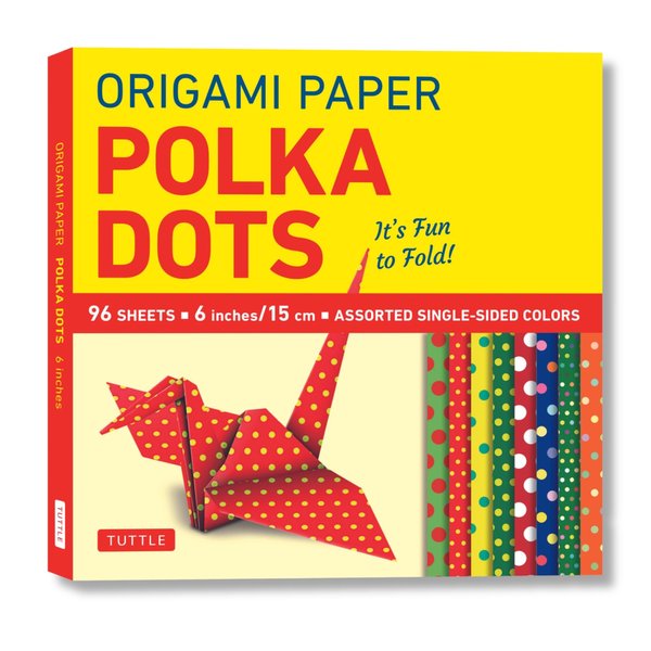 Origami Paper 96 sheets - Polka Dots 6 inch (15 cm): Tuttle Origami Paper: Origami Sheets Printed with 8 Different Patterns: Instructions for 6 Projects Included (Tuttle Specials)
