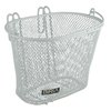 Basket with Hooks White, Front, Removable, Wire mesh Small, Kids Bicycle Basket, White by Biria