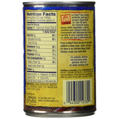 La Choy, Bean Sprouts Asian Cuisine 14oz