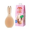 Mellotory Tangle Rabbit Brush (Rose Gold-Hard Bristles), Gentle Touch Detangler for Wet & Dry Hair. Scalp Massager Brush, Detangling Brush for Adults & Kids
