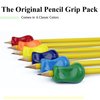 The Pencil Grip Original Pencil Grippers 6 Pcs, Pencil Grips for Kids Handwriting, Ergonomic Pen Grip for Righties & Lefties, Pencil Holder for Kids, Toddlers, Adults, Writing Tool with Finger Cushion