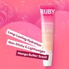 Ruby Kisses Staining Mood Lip Gloss, Mango Butter Infused for Hydration, PH-Activated Hue Change, Lightweight Feel, Non-Sticky Shine for Long Lasting Fuller & Smoother Lips (1pc)