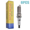 Autowxjq Iridium Spark Plug 6pcs Replace 41-109 12622561 LTR6IX-11 6509 Compatible with Dodge Grand Caravan Ram 1500 LaCrosse Enclave Acadia Mazda CX-9 CTS Lincoln Ford F150 Taurus Explorer Flex Edge