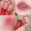 Blopuivo 6 Colors Bear Lip Gloss,Jelly Lip Glaze,Cute Liquid Lipstick Bear Lip Stain Watery Lipgloss Plumping Lip Tint Moisturizing Waterproof Long Lasting for Lip and Cheek