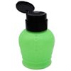 Beauticom 250ml/8oz Opaque Green Crown Shaped Push Down Liquid Dispenser Bottle for Nail Acrylic Acetone Liquid Polish Remover Bottle Tool