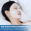 TPILOAW Bio-Collagen Real Deep Mask,Bio Collagen Face Mask Overnight 4PCS Bio Collagen Face Mask，Pure Collagen Films Korean Deep Hydrating Firming Hydrogel Mask