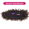 KRSI Afro High Puff Hair Bun Ponytail Drawstring With Bangs Synthetic Light Brown Spring Curly Mohawk Kinkys Wigs Curly Fauxhawks Pony Tail Clip in on Ponytail Hair Extensions for Black Women(1B/33#)