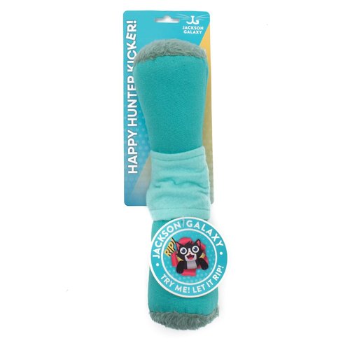 Jackson Galaxy Happy Hunter Kicker - Cat Kicker Toy, Ripping Sound, Predator Instincts