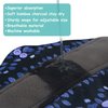 Leekalos Reusable Menstrual Pads - Bamboo Menstrual Cloth Pads | Light Incontinence Pads | Reusable Sanitary Pads - Pack of 6, 1 Cloth Mini Wet Bag (Small, Black Flower)