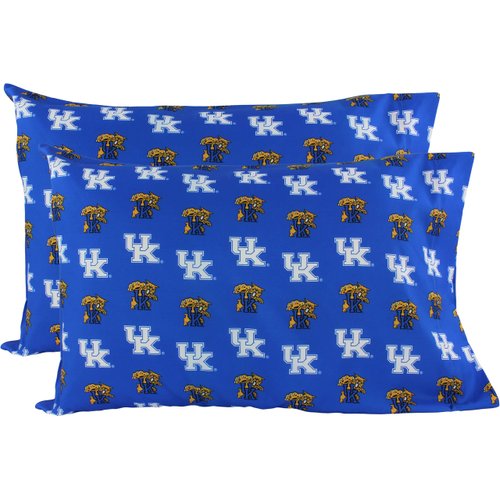 College Covers Everything Comfy Kentucky Wildcats Pillowcase Pair, King, 20" x 40", Includes 2 King Pillowcases