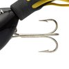 Arbogast Hula Popper Topwater Fishing Lure, YBS Black, G760 (2 in, 3/8 oz)