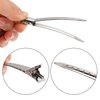 24 Pieces Duck Bill Hair Clips 3.5 Inches Duckbill Hair Clips Metal Alligator Curl Clips for Women Styling Sectioning Long Hair Sectioning Clips with Holes