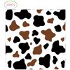 Brown Cow Print Birthday Party Supplies, Include 20 Brown Cow Print Plates and 20 Brown Cow Print Napkins, for Brown Cow Print Theme Birthday Party Decorations