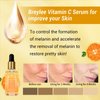 BREYLEE Vitamin C Serum for Face & Eye (o.6 oz) for Brightening Skin,Dark Spot Remover,Reduce Wrinkle,Anti Aging Serum,Moisturizer Brightening Serum with Hyaluronic Acid,Vitamin E,Retinol, Niacinamide