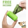 Pets N Bags Dog Poop Bags, Dog Waste Bags, Biodegradable Unscented Refill Rolls, Includes Dispenser