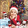 BANBBUR 12 Pack Christmas Stocking Stuffers for Kids,Christmas Crafts for Kids,Modeling Clay DIY Build a Snowman Crafts Kit Bulk Christmas Gifts Activities