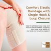 Nexskin 6" Organic Latex Free American Cotton - Comfort Elastic Bandage with Single Hook & Loop Closure - Beige, 2 Pack