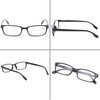 Kerecsen 4 Pack Reading Glasses for Women/Men Spring Hinges Readers Glasses Lightweight Eyeglasses (2 Black 2 Tortoise, 1.50)