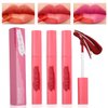3 Colors Peel Off Matte Lip Tint，Lip Tattoo Peel Off，Natural Peel Off Lip Stain Lip Liner, Long-Lasting Waterproof & Transfer Proof Nude Lip Gloss，Lip Makeup Gift For Women (#01#02#03)