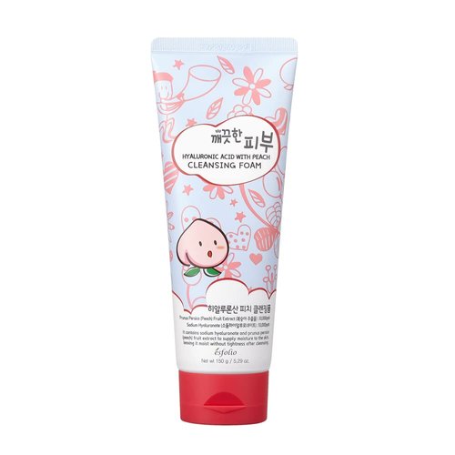 esfolio Hyaluronic Acid with Peach Cleansing Foam 5.29oz