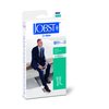 JOBST forMen Knee High 20-30 mmHg Ribbed Dress Compression Socks, Open Toe, Medium, Black