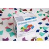 Math for Love 21st Century Pattern Blocks - Set of 132 Colorful Wooden Blocks in Eight Shapes for Creative STEAM Play at Home or School