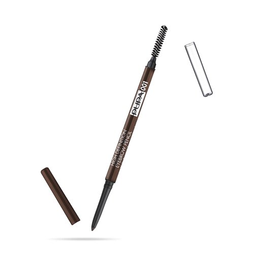 PUPA Milano High Definition Eyebrow Pencil - Easily Shape And Define Flawless Eyebrows - Fill And Volumize For Beautiful Thick Brows - Sculpt Your Arches With Smooth Precision - 001 Blonde - 0.003 Oz