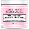 KissRedE Best Anti Aging Body Cream. Moisturizing Cream for Face Hands Body. Natural Anti Aging Cream Dry Skin - Vegan Organic 4 OZ