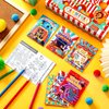Hungdao 48 Pcs Circus Carnival Mini Activity Books for Boys Girls Circus Carnivals Party Favors Games Include Mazes, Word Search, Find Difference and More for Carnival Party Favors Gift Bag Stuffers