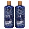 3-in-1 Men's Shower Gel, Shampoo and Face Wash - Paraben & Sulfate Free, Keeps You Fresh All Day! 2 Pack.