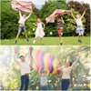 Geyoga 3 Pcs Square Play Silk Scarf 27 Inch Play Scarf Dance Scarf for Kids Juggling Scarves Rainbow Sweet Silks Scarves Pretend Creative Play, Dress up and Childhood Fun