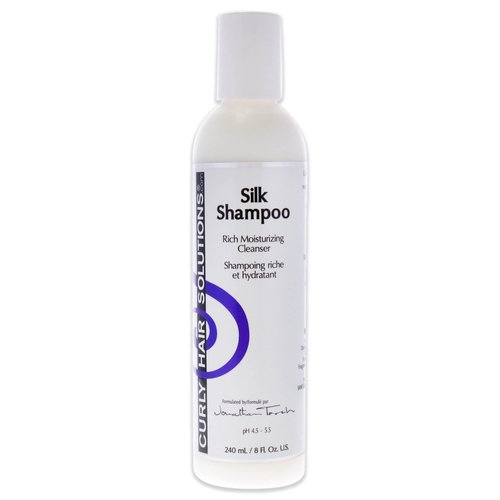 Curly Hair Solutions® Silk Shampoo | 8oz/240ml | A Rich Moisturizing Shampoo With Silk Amino Acids