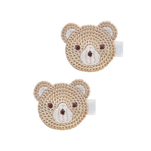 Bear Ear Hair Clip Pin Baby Girls Hair-Clips Hairpin Black Bear Ear Hairgrip BBG09 (Bear Cub)