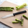 RADA Cutlery Paring Knife Blade Stainless Steel Resin, 6-3/4 Inches, Black Handle, 2 Pack